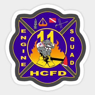 Henry County Fire Department Company 11 Sticker